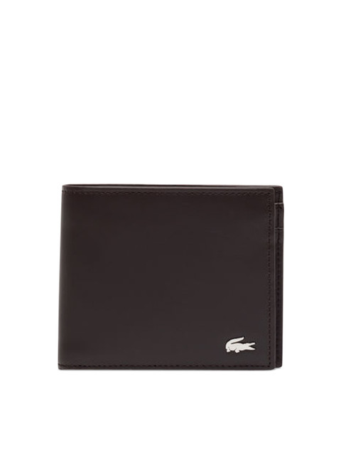

Lacoste Men Brown Solid Two Fold Wallet