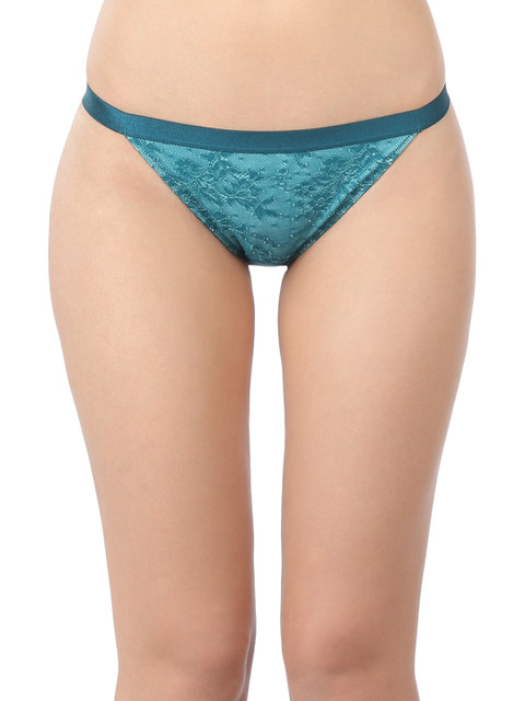 

Triumph Women Teal Blue Floral Print Fashion 122 Modern Tanga Brief 7613125597763