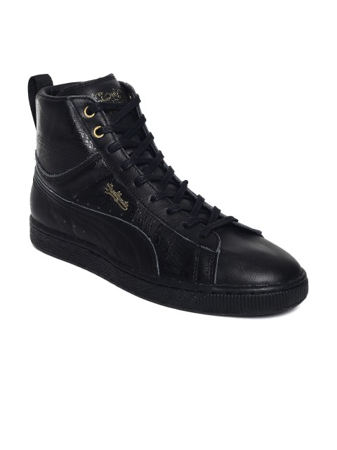 

Puma Unisex Black Basket Classic Mid X S Chang Synthetic Mid-Top Sneakers