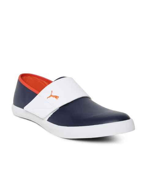 

Puma Unisex Navy Blue & White El Rey Milano II DP Sneakers