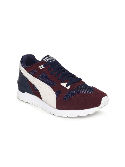 

Puma Women Burgundy & Navy Duplex OG Remast DC4 Sneakers
