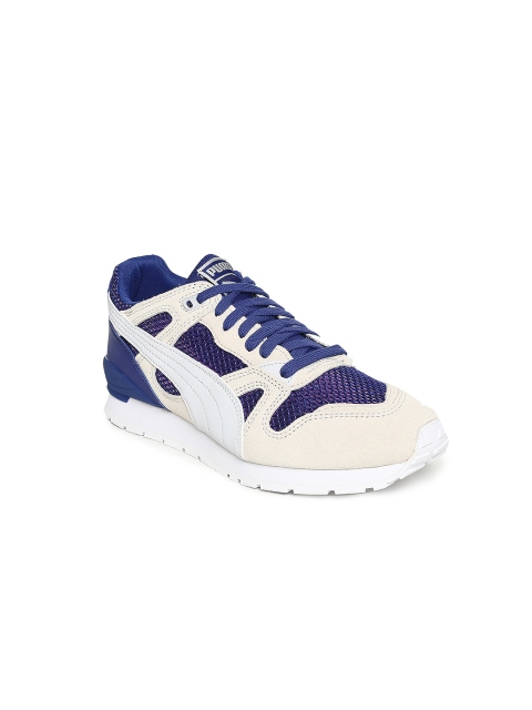 

Puma Women Off-White & Blue Duplex OG Remast DC4 Sneakers