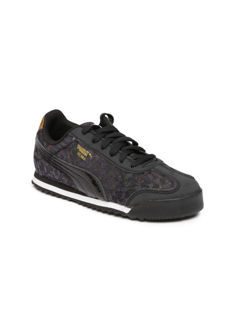 

Puma Girls Black Roma Basic Gleam PS Sneakers