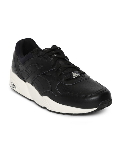 

Puma Unisex Black R698 Perf Leather Sneakers