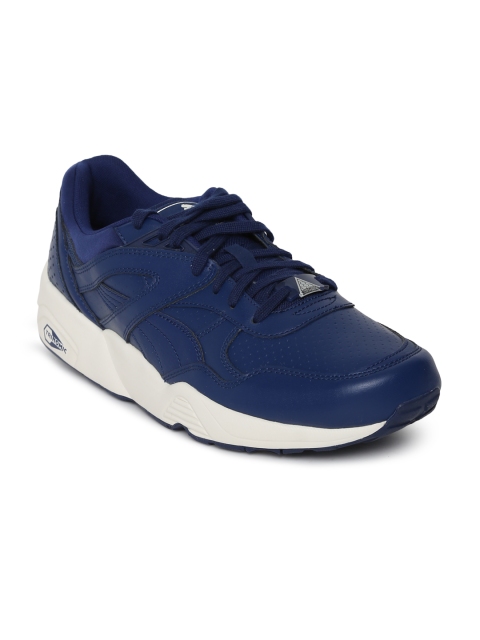 

Puma Unisex Blue R698 Perf Leather Sneakers