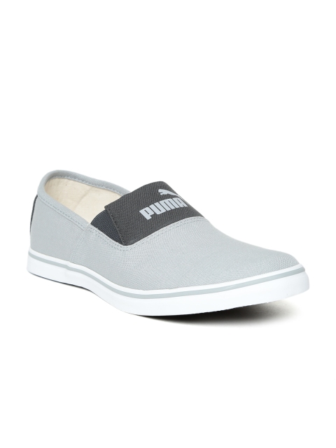 

Puma Unisex Grey Elara IDP Quarry-Drizzle Slip-On Sneakers