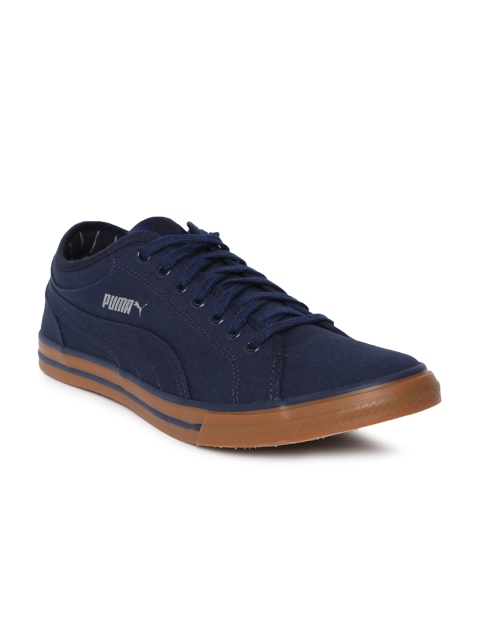 

Puma Unisex Navy Blue Yale Gum Solid IDP Sneakers