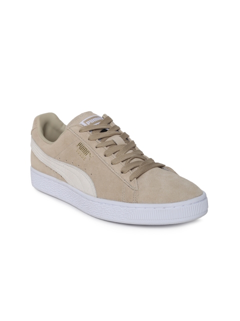 

Puma Women Beige Classic + IDP Safari Suede Sneakers