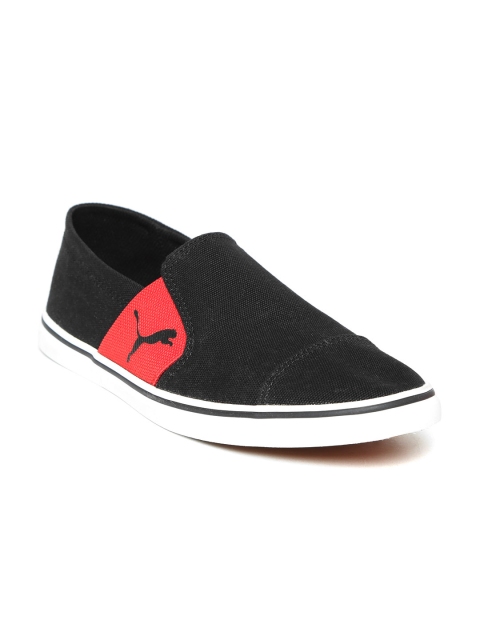 

Puma Unisex Black Elsu v2 DP Slip-On Sneakers