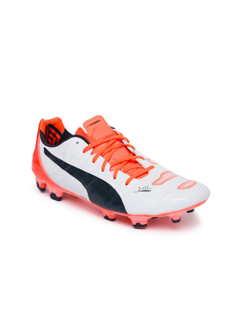 

Puma Men White evoPOWER 1.2 Football Shoes