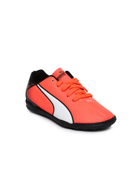 Puma Unisex Orange Adreno TT Jr Football Shoes available at myntra for Rs.1624