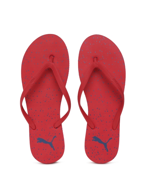 

Puma Women Red Printed Dots IDP Flip-Flops