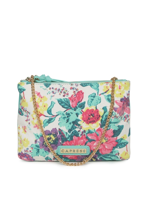

Caprese Multicoloured Printed Sling Bag, Multi