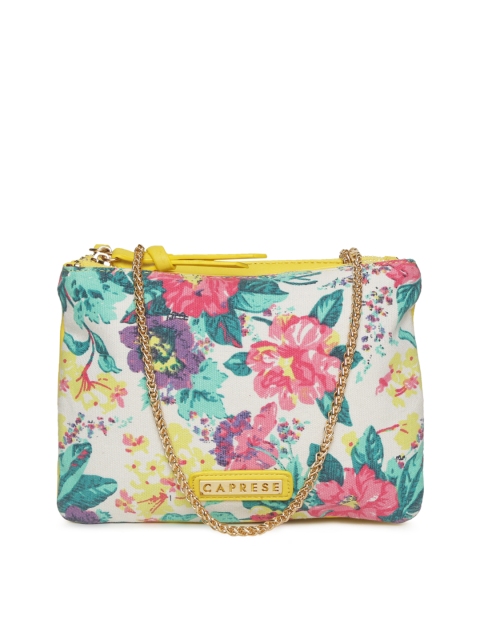 

Caprese Multicoloured Printed Sling Bag, Multi