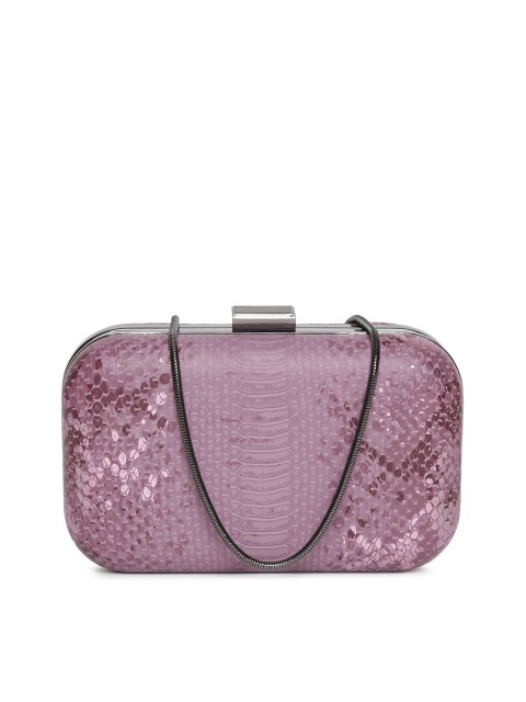 

Caprese Lavender Textured Box Clutch