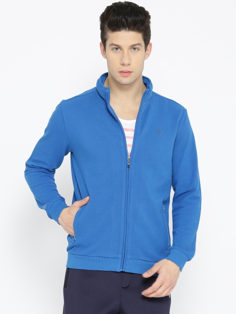 

Solly Sport Men Blue Solid Hooded Sweatshirt