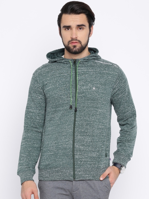 

Solly Sport Men Green Solid Sweatshirt
