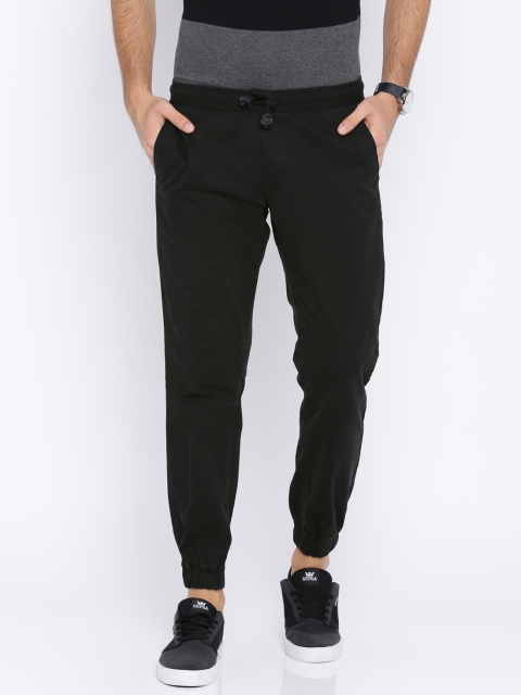 

Solly Sport Men Black Regular Fit Solid Joggers