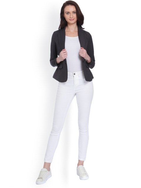 

Vero Moda Charcoal Grey Single-Breasted Blazer