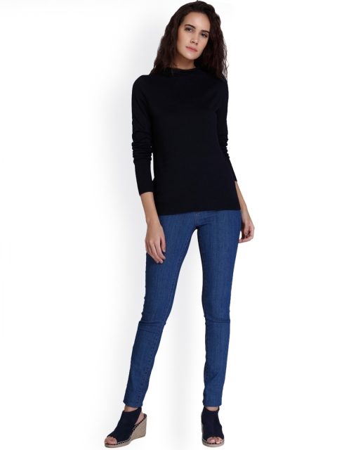 

Vero Moda Women Navy Solid Pullover, Navy blue