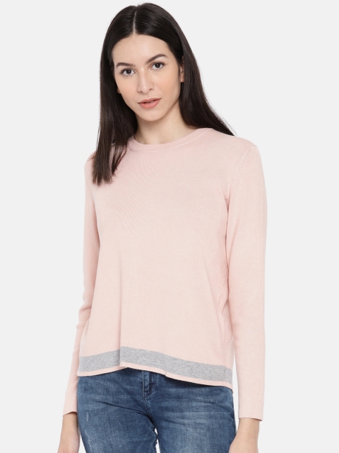 

Vero Moda Women Peach-Coloured Solid Pullover