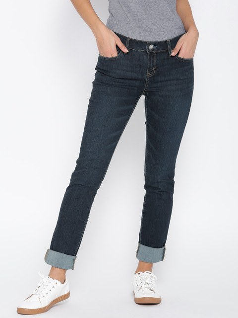 

Aeropostale Women Blue Skinny Fit Mid-Rise Clean Look Stretchable Jeans