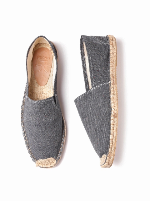 

WROGN Men Dark Navy Blue Espadrilles, Charcoal