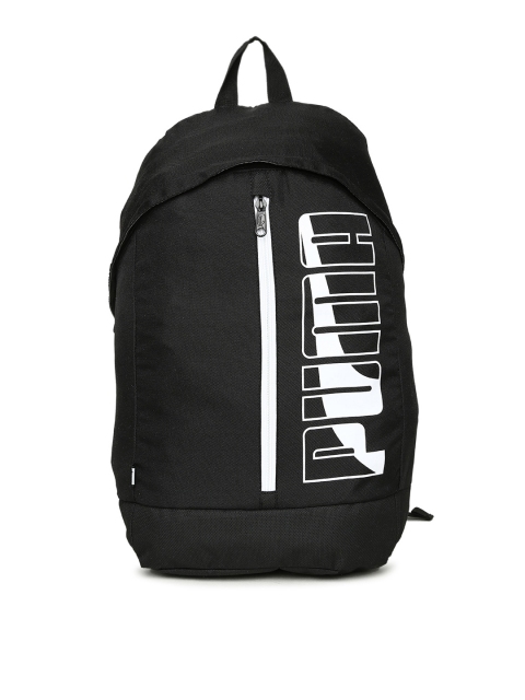 

Puma Unisex Black Brand Logo Backpack