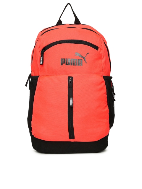

Puma Unisex Orange Brand Logo Backpack