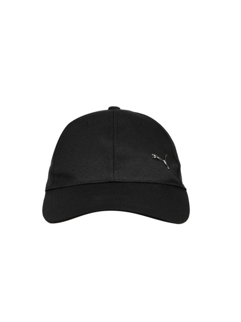 

Puma Unisex Black Solid Metal Cat Baseball Cap
