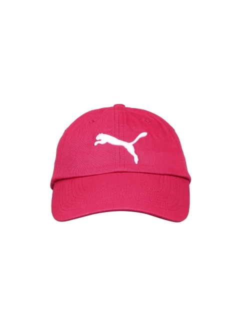 Puma Unisex Pink Solid Baseball Cap available at myntra for Rs.359