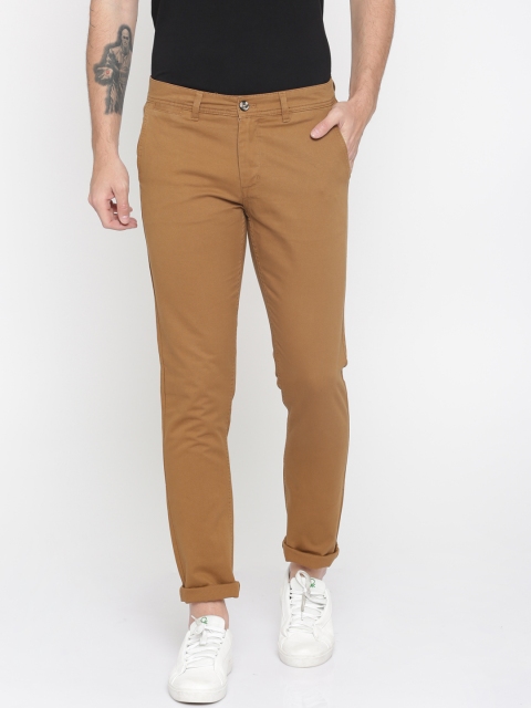 

Splash Men Brown Slim Fit Solid Chinos