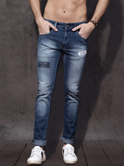 

Roadster Men Blue Skinny Fit Mid-Rise Clean Look Stretchable Jeans