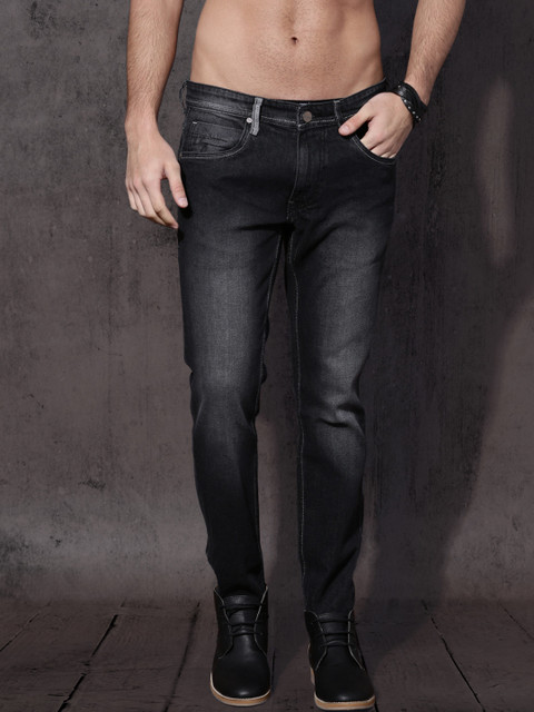 

Roadster Men Black Skinny Fit Mid-Rise Clean Look Stretchable Jeans