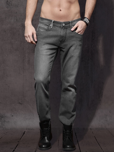 

Roadster Men Grey Skinny Fit Mid-Rise Clean Look Stretchable Jeans