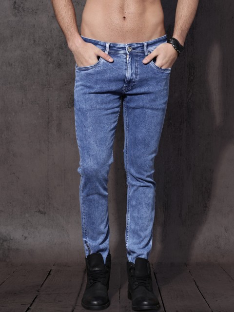 

Roadster Men Blue Skinny Fit Mid-Rise Clean Look Stretchable Jeans