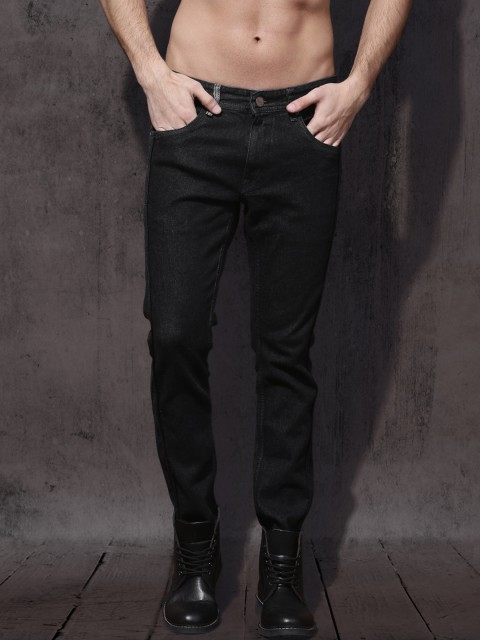 

Roadster Men Black Skinny Fit Mid-Rise Clean Look Stretchable Jeans