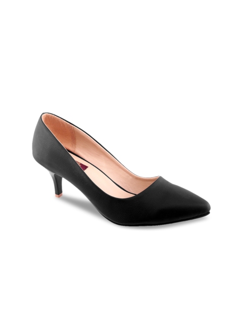 

SHUZ TOUCH Women Black Solid Heels