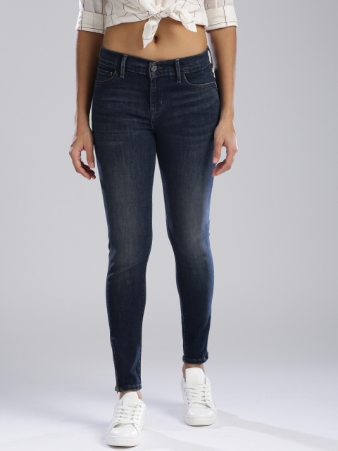 

Levis Women Blue Skinny Fit Mid-Rise Clean Look Stretchable Jeans