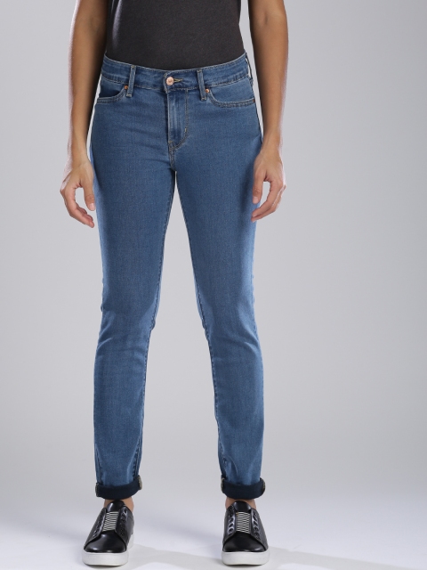 

Levis Women Blue Skinny Fit Mid-Rise Clean Look Jeans