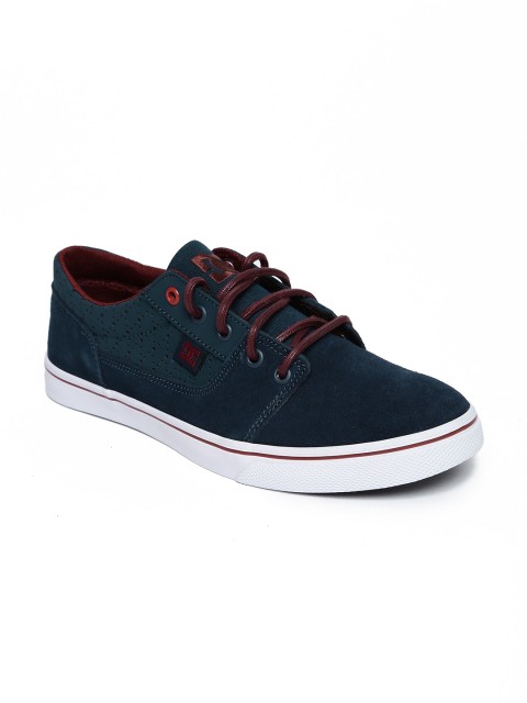 

DC Men Navy Blue Suede TONIK W SE J Skate Shoes