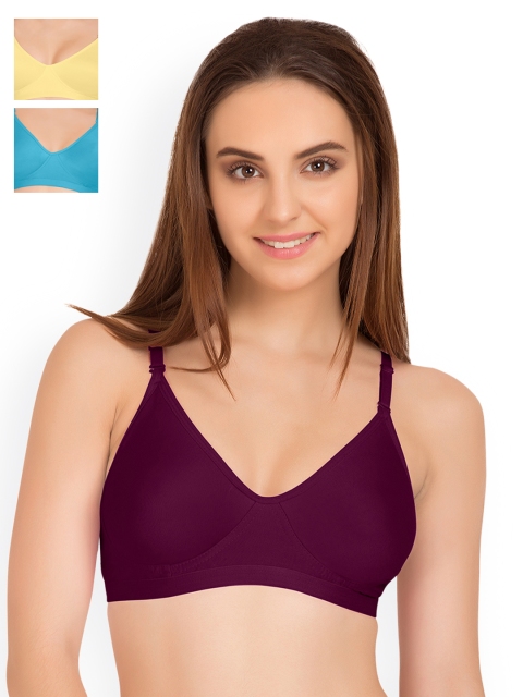 

Tweens Pack of 3 Full-Coverage T-shirt Bras TW9265, Yellow