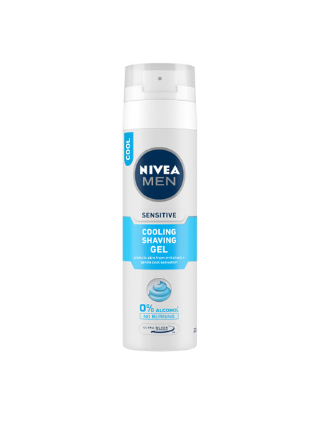 

Nivea Men Sensitive Cooling Shaving Gel 200 ml, White