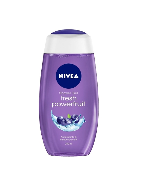 

Nivea Unisex Care Shower Fresh Powerfruit Shower Gel 250 ml, Purple