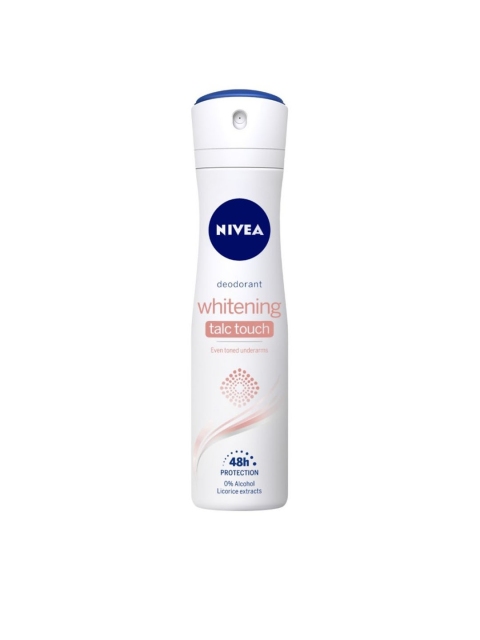 

Nivea Women Whitening Talc Touch Deodorant 150ml, White