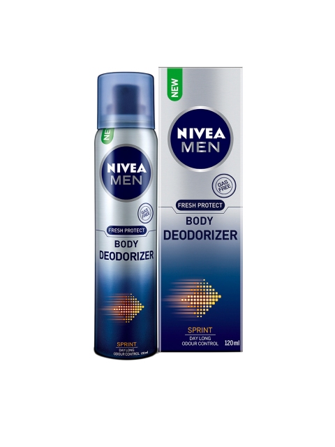 

Nivea Men Fresh Protect Sprint Gas-Free Body Deodorizer 120 ml, Metallic