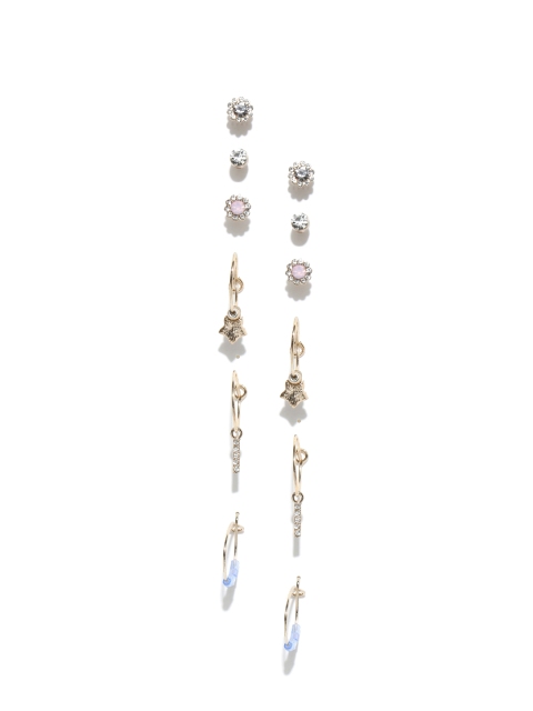 

Accessorize Set of 8 Earrings, Multi
