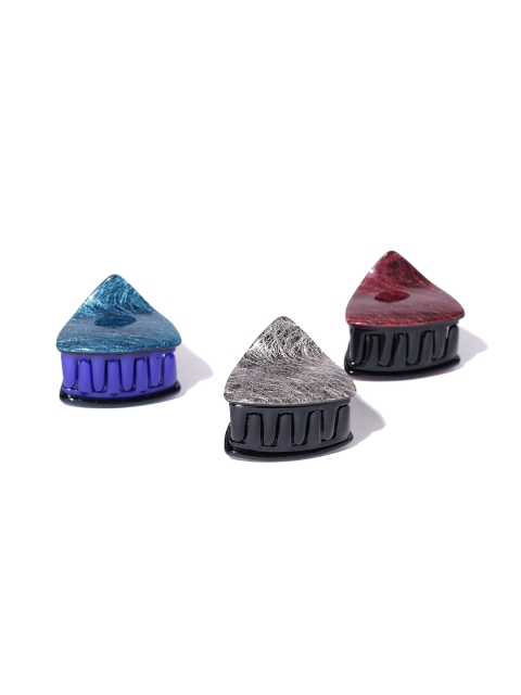 

Accessorize Set of 3 Hair Grasps, Blue