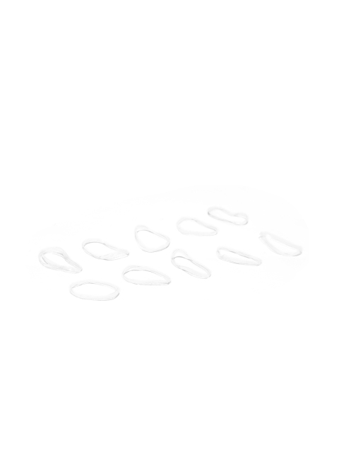 

Accessorize Set of 50 White Clear Hairbands