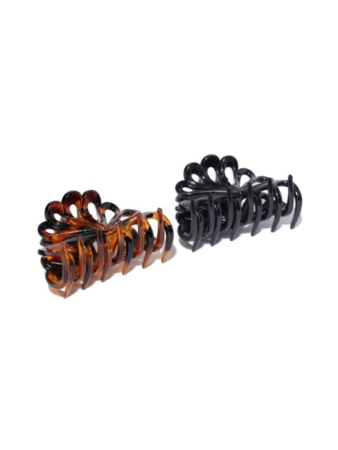 

Accessorize Set of 2 Hair Grasps, Black
